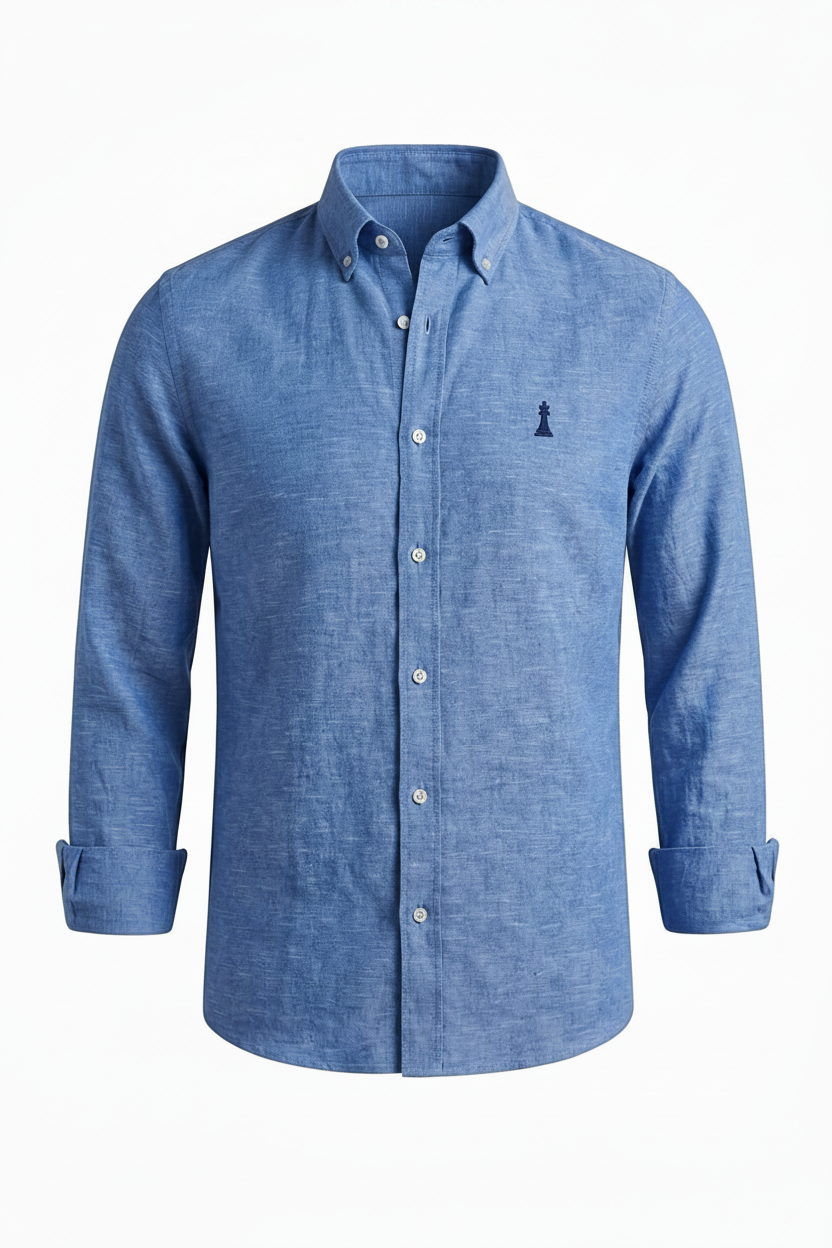 Camisa Rey azul Marino